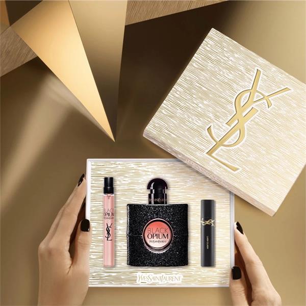 YVES SAINT LAURENT BLACK OPIUM EDP GIFT SET 3