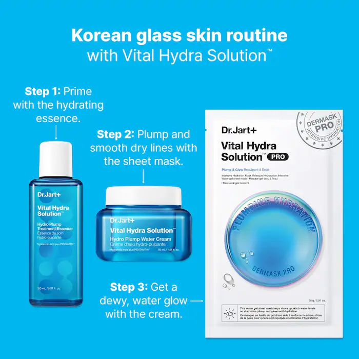 DR JART+ Vital Hydra Solution Glow Face Mask With Hyaluronic Acid 3