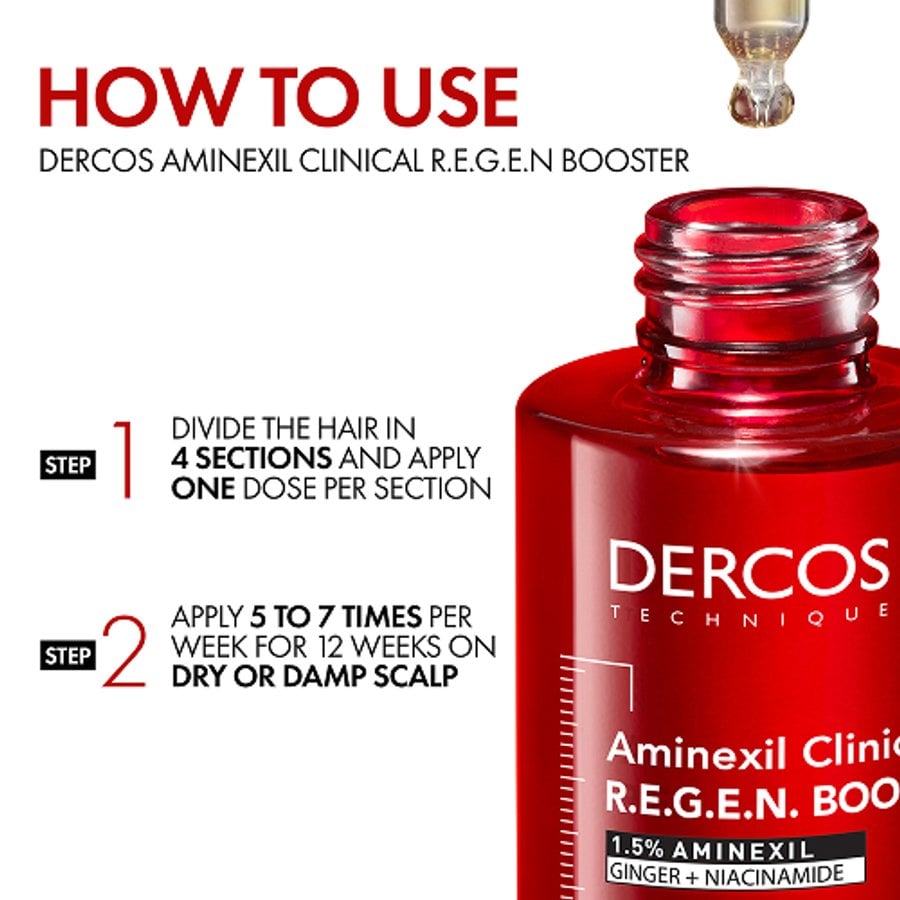 VICHY Dercos Aminexil clinical Regen Booster hair serum 5
