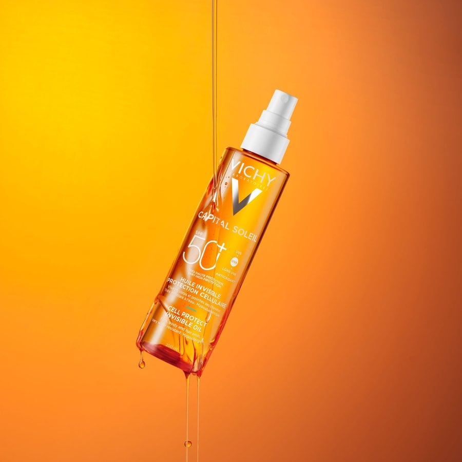 VICHY CAPITAL SOLEIL CELL PROTECT INVISIBLE OIL SPF 50+ 2