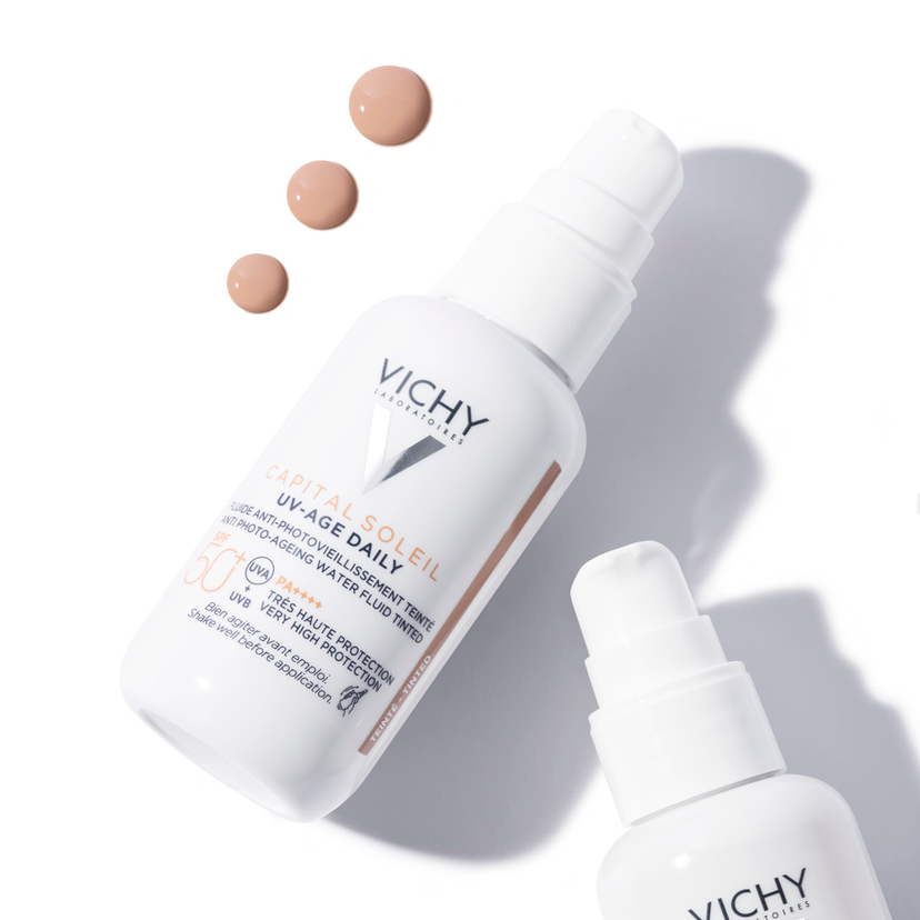 VICHY CAPITAL SOLEIL UV-AGE DAILY TINTED 2