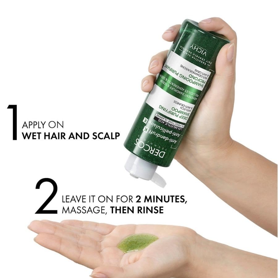VICHY DERCOS ANTI DANDRUFF K-DEEP PURIFYING SHAMPOO 2