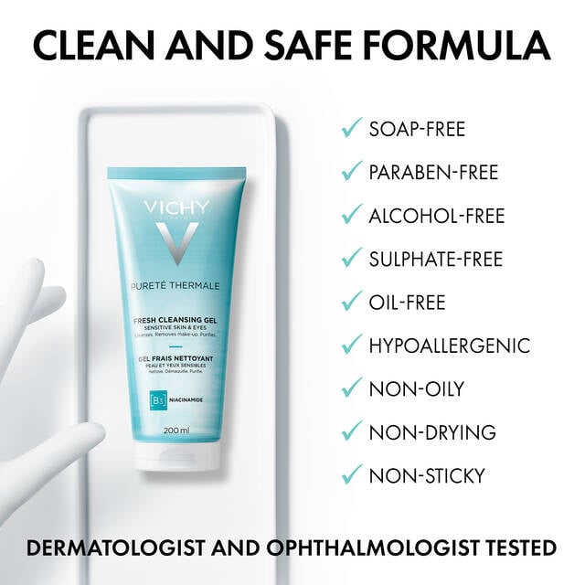 VICHY PURETE THERMALE Fresh Cleansing Gel 3