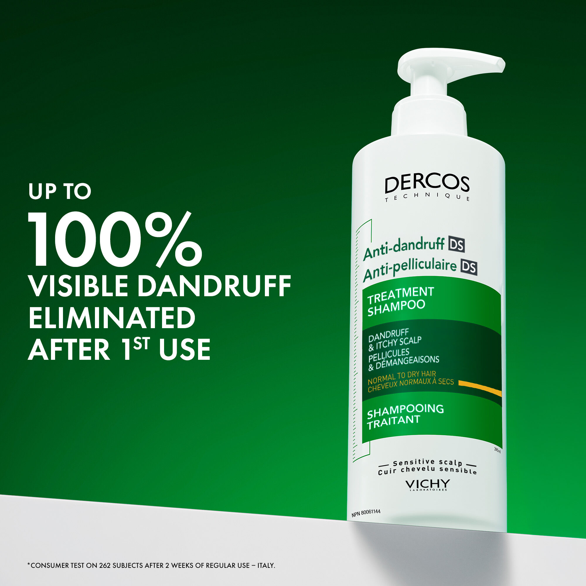 VICHY Anti Dandruff Shampoo For Dry Hair 2