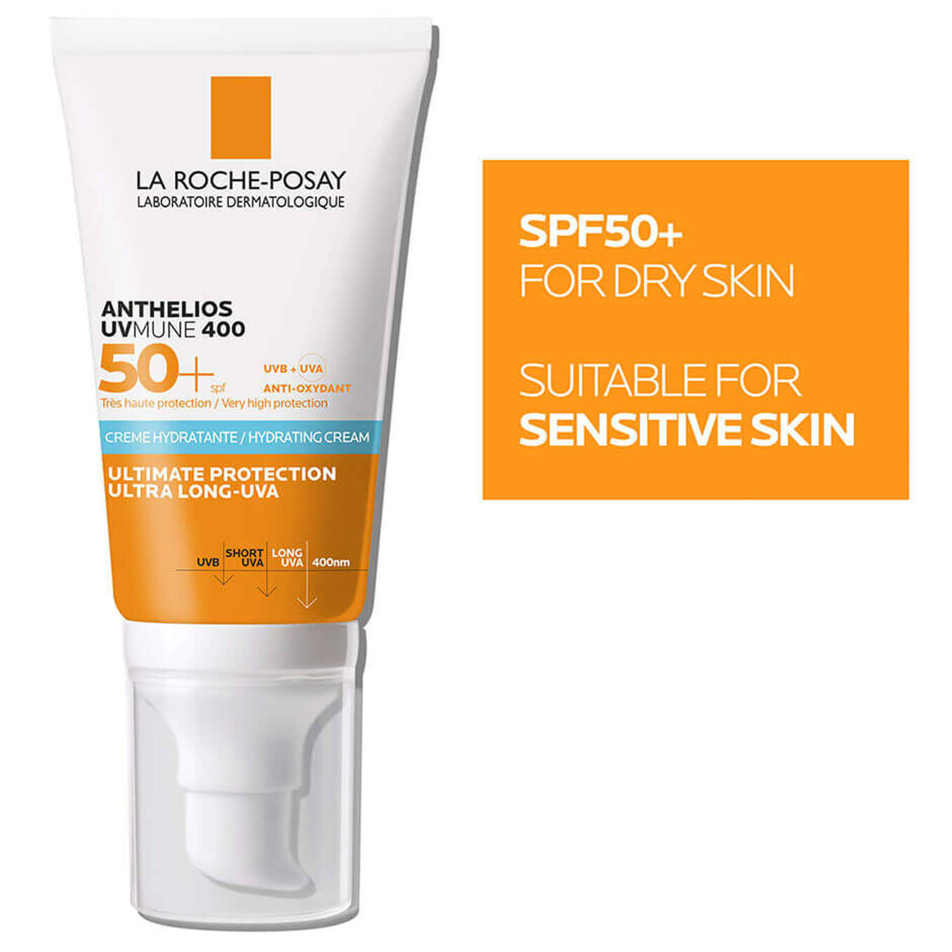 LA ROCHE POSAY Anthelios UVMune 400 Hydrating cream spf50+ for sensitive skin 2