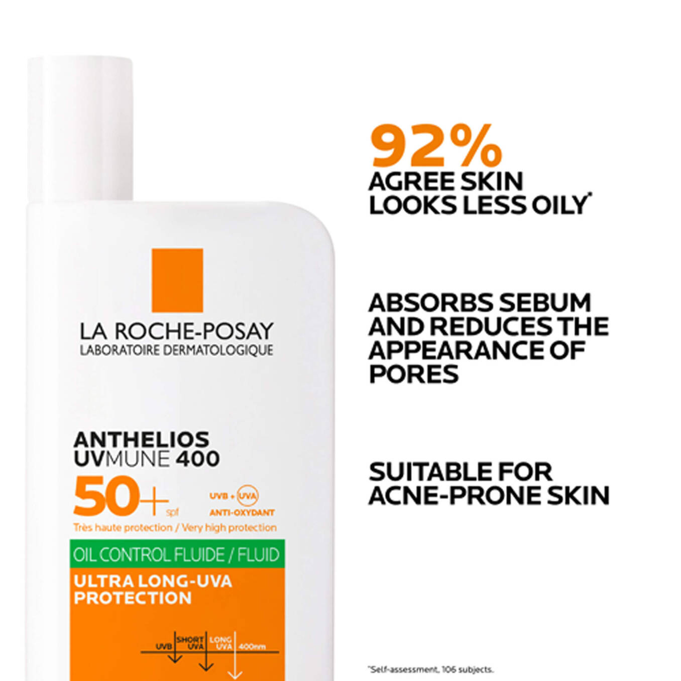 LA ROCHE POSAY Anthelios UVMune 400 Oil Control Invisible fluid 3