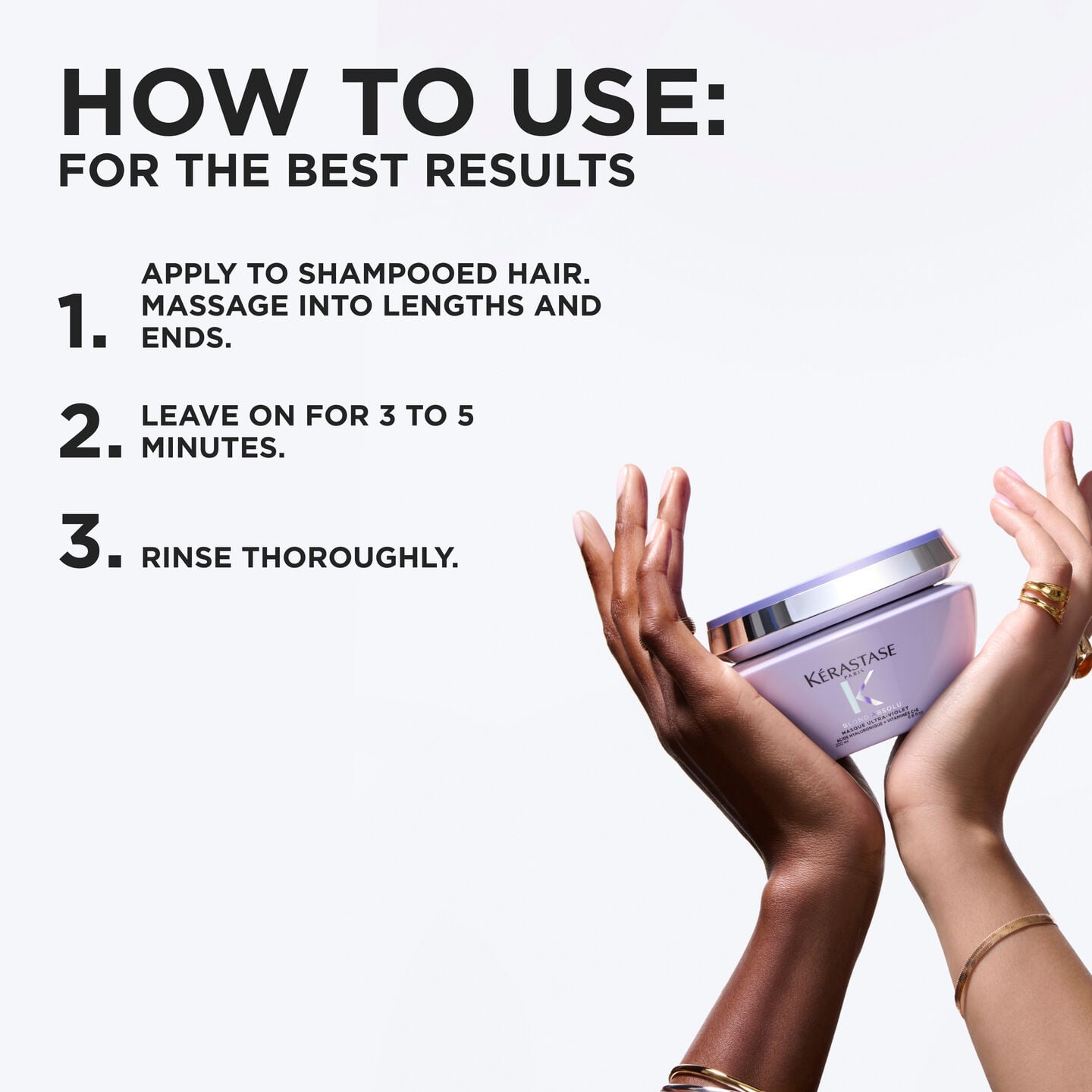 KERASTASE Blond Absolu Masque Ultra Violet Purple 4