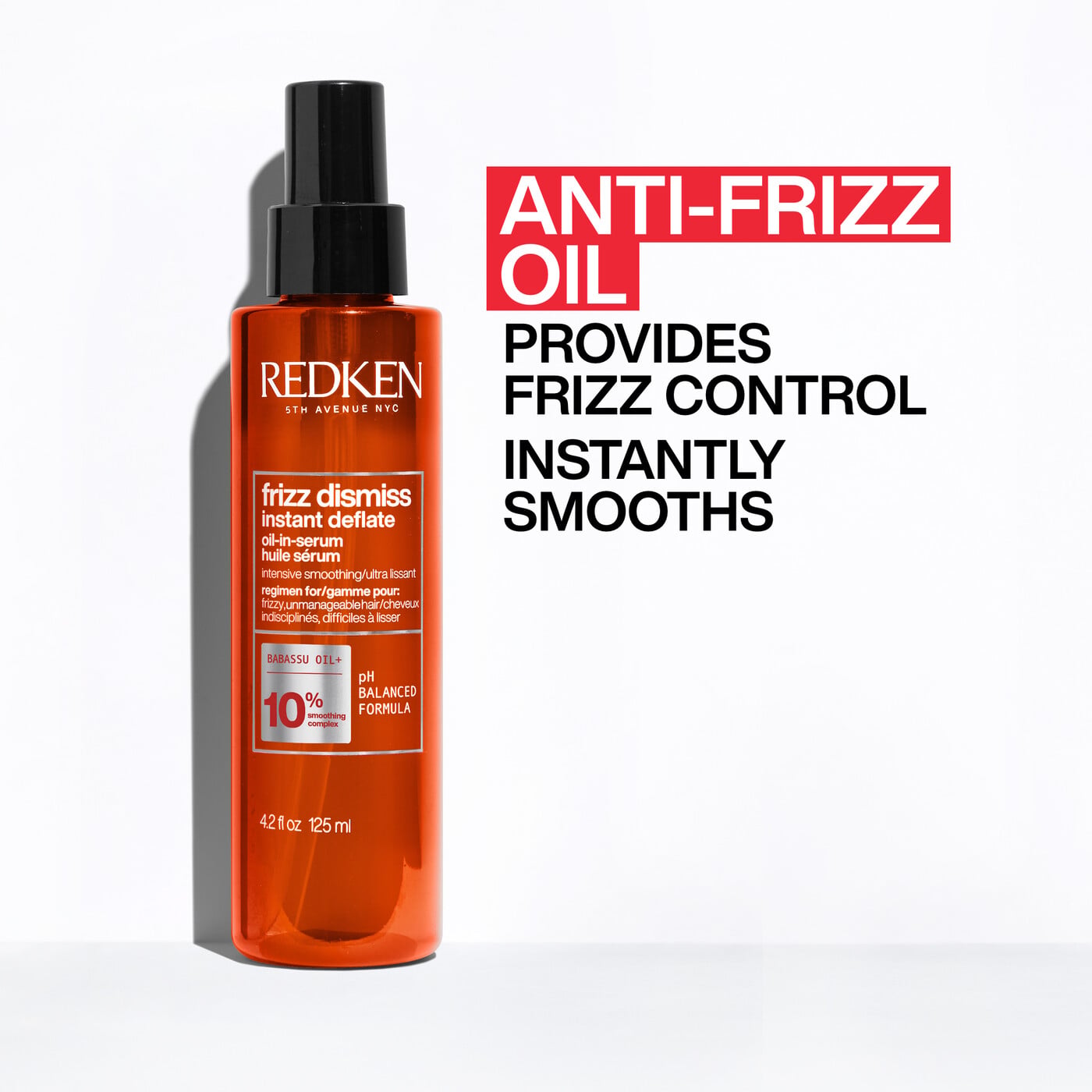 REDKEN FRIZZ DISMISS INSTANT DEFLATE OIL-IN-SERUM 2