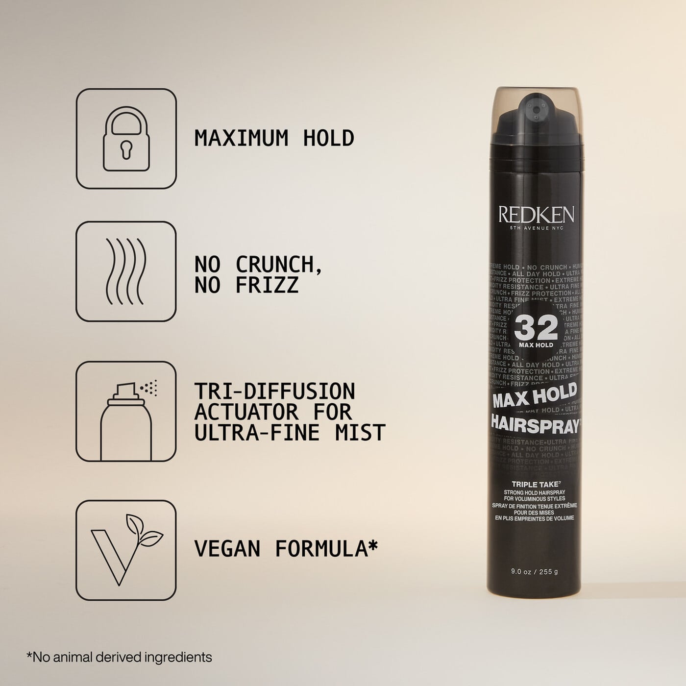 REDKEN MAX HOLD HAIRSPRAY 2