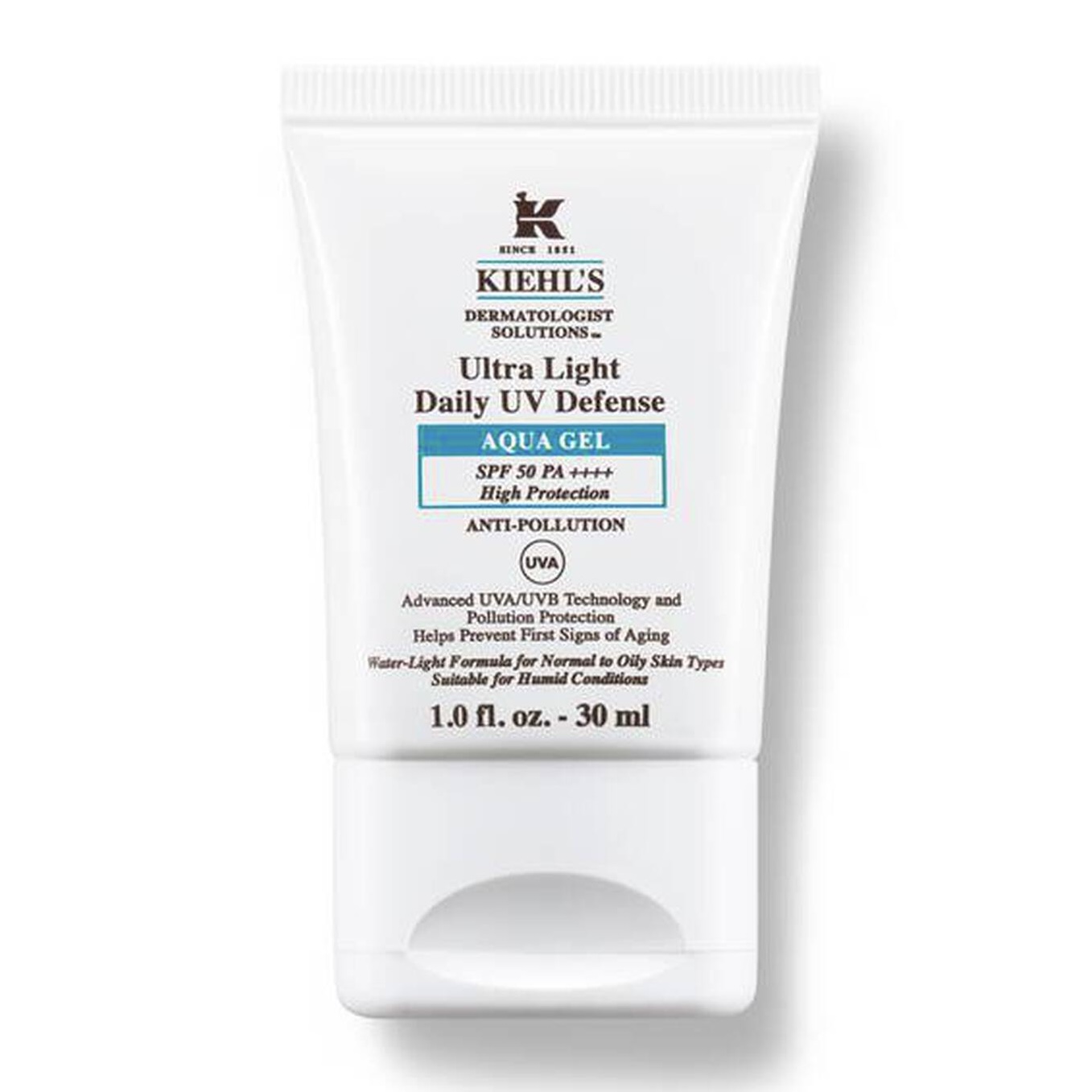 KIEHL’S Ultra Light Daily UV Defense Aqua Gel SPF 50 PA++++