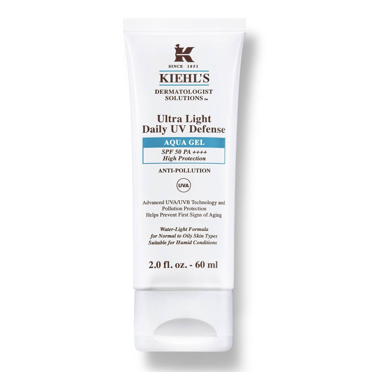 KIEHL’S Ultra Light Daily UV Defense Aqua Gel SPF 50 PA++++ 2
