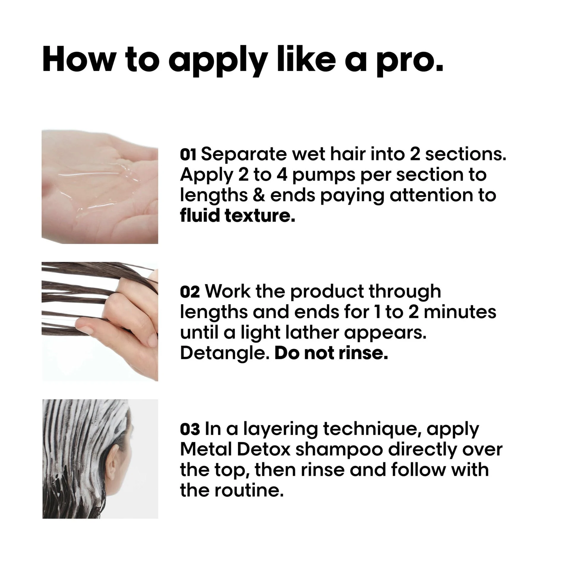 Loreal Professionnel Metal Detox Anti-porosity filler pre-shampoo treatment 5