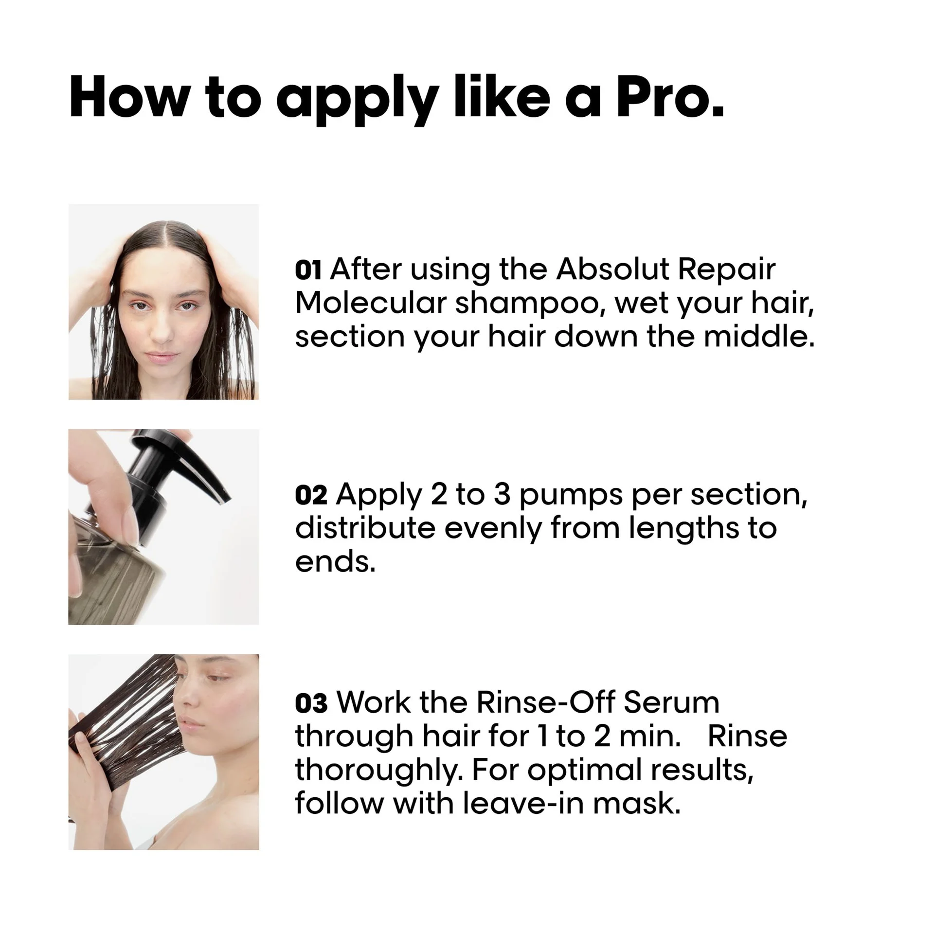 Loreal Professionnel Absolut Repair Molecular professional rinse – off serum 5
