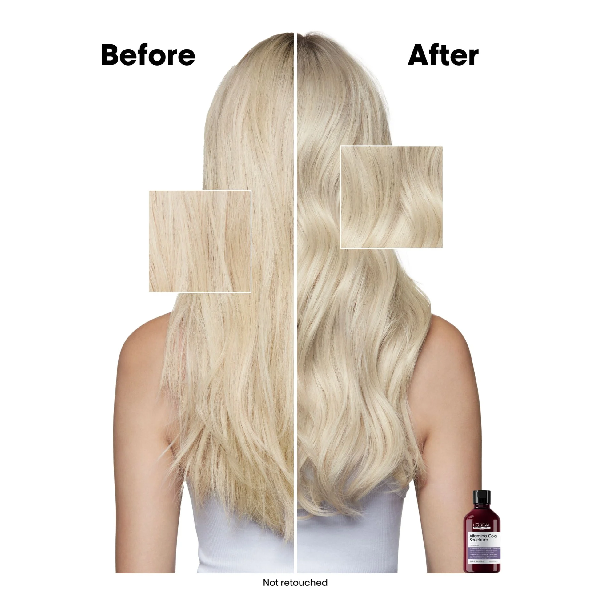 Loreal Professionnel Vitamino Color Spectrum Vitamino Color Spectrum] Yellow Tones Neutralizing Shampoo for Blonde hair 2
