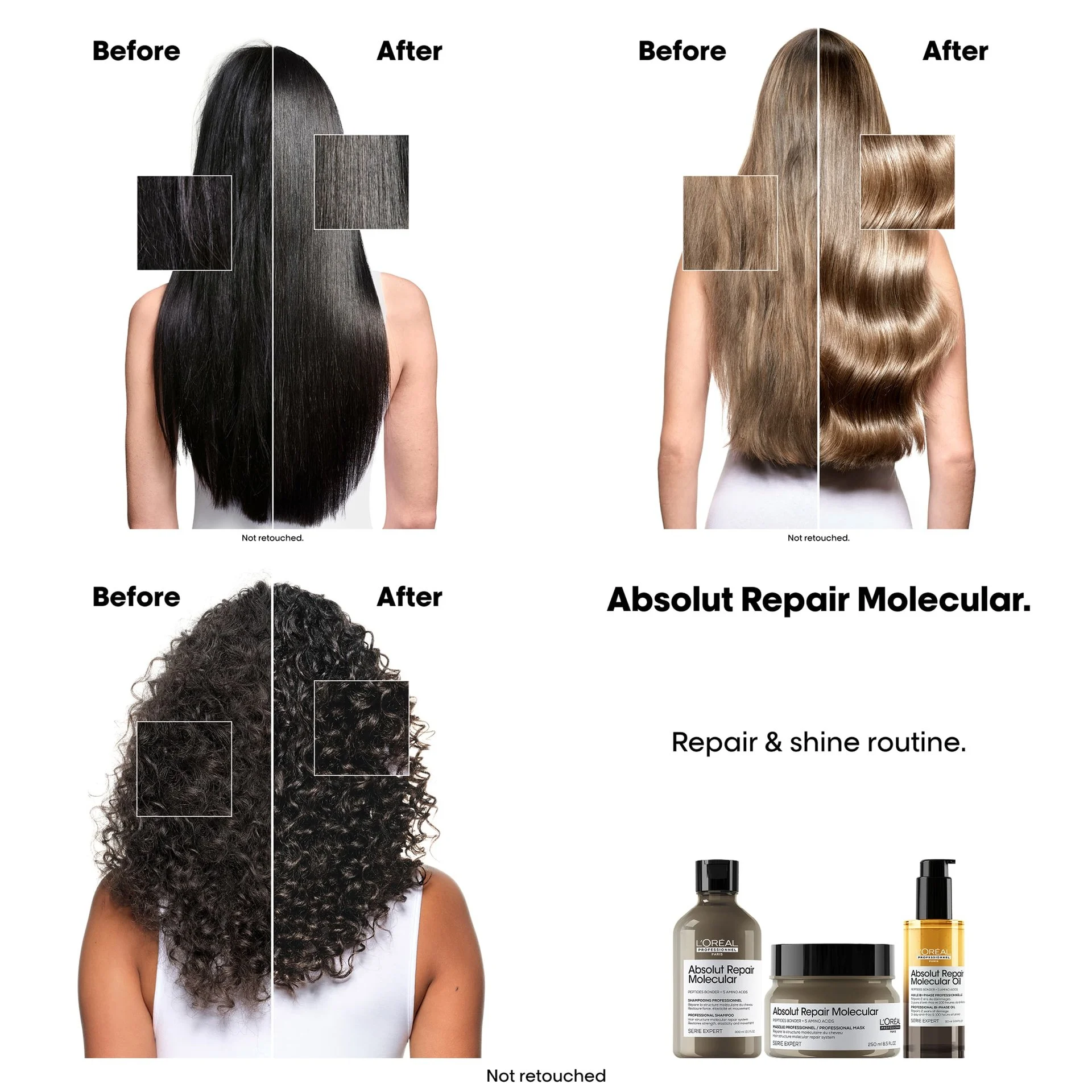Loreal Professionnel Absolut Repair Molecular Professional Bi-phase Oil 4