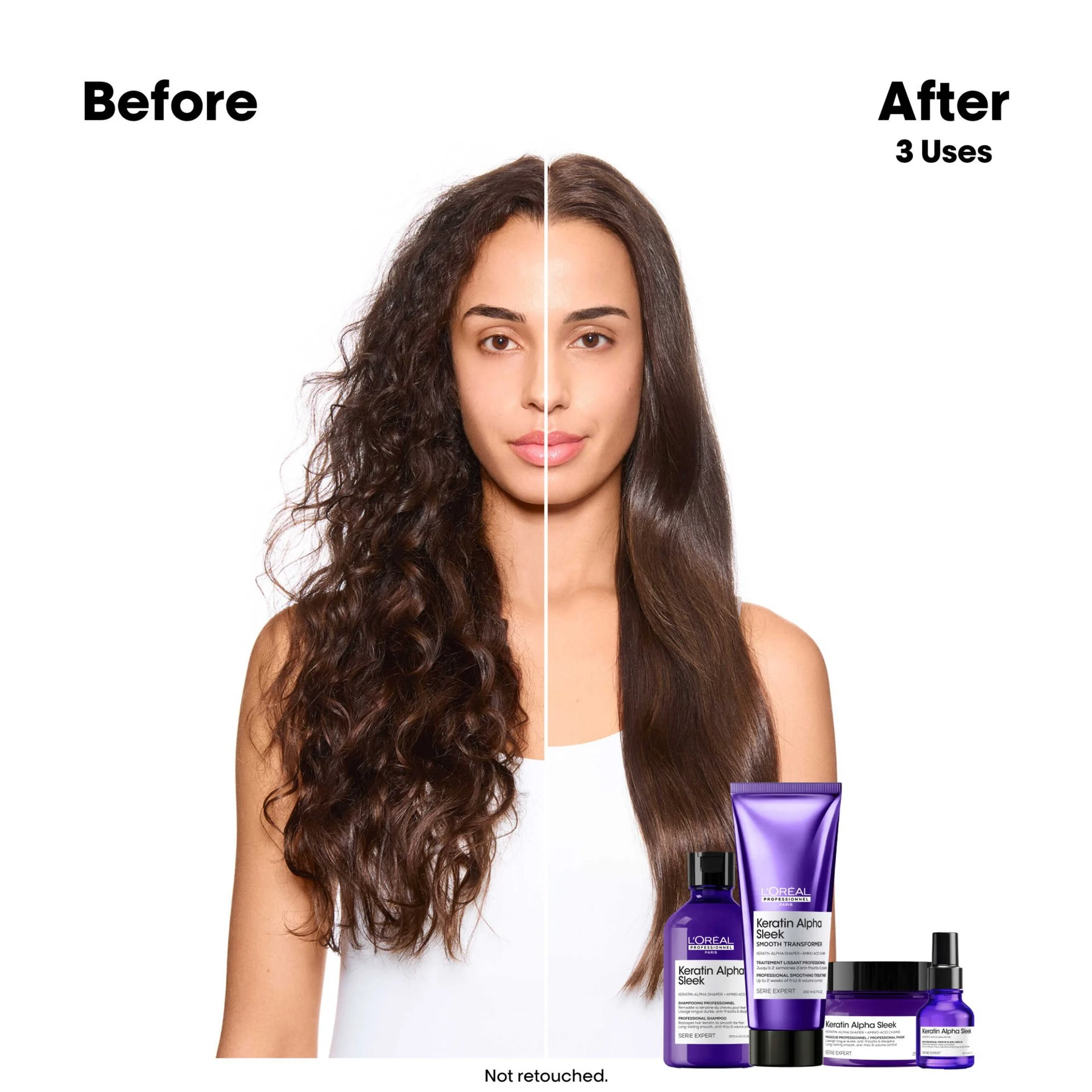 Loreal Professionnel keratin alpha sleek professional shampoo 3