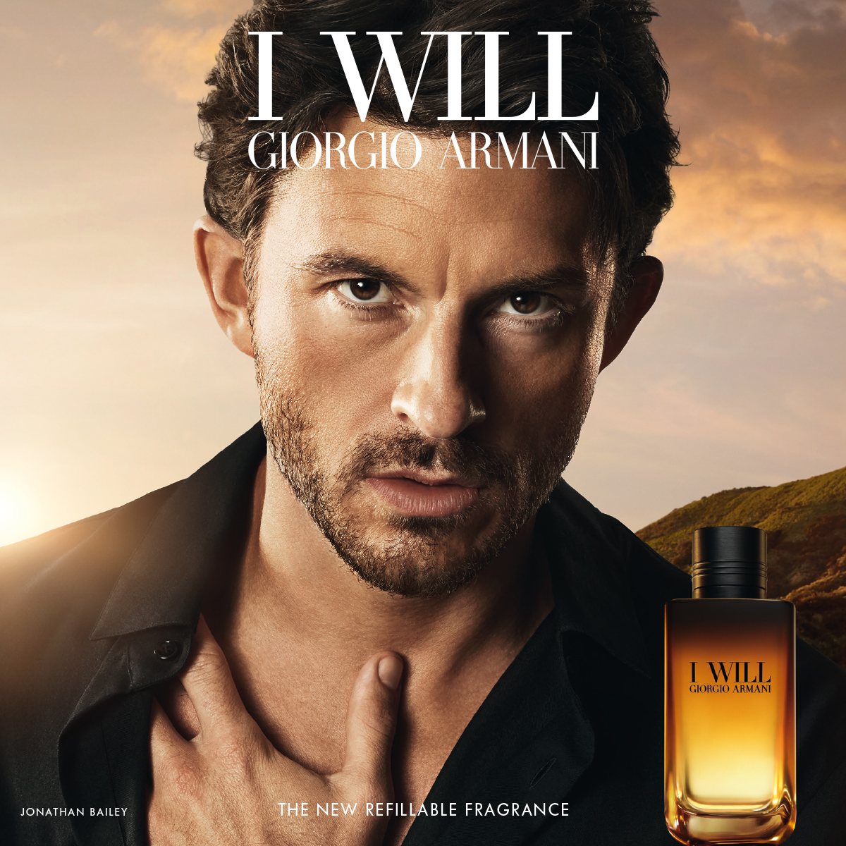 I WILL Giorgio Armani – Jonathan Bailey campaign