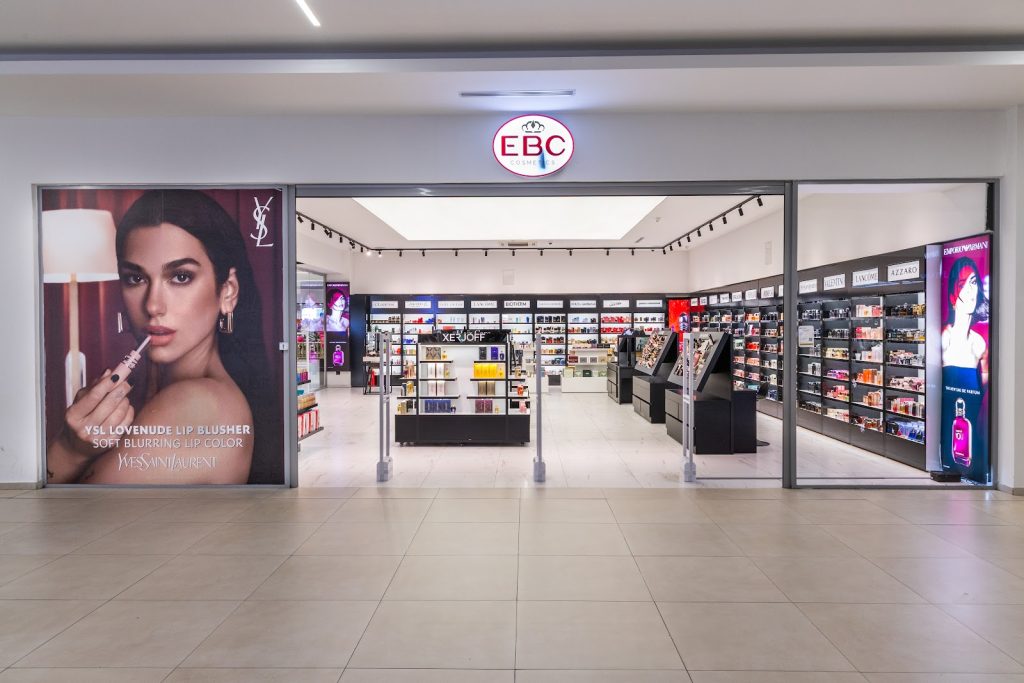 Hyrja e dyqanit EBC Cosmetics në Galeria Shopping Mall, Prizren